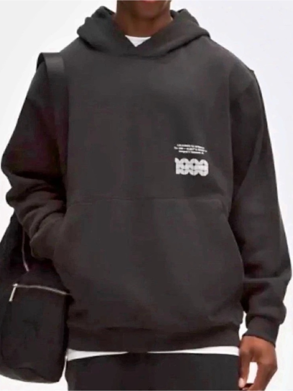 Lululemon Steady State Pullover Hoodie *Graphic Black